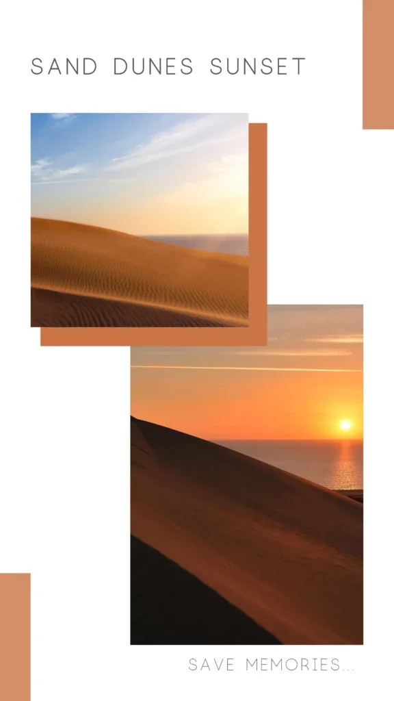 Sanddünen Sonnenuntergang