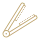 Hair straightener icon