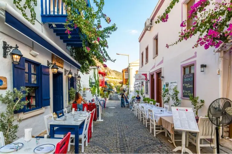 Kalkan old town street