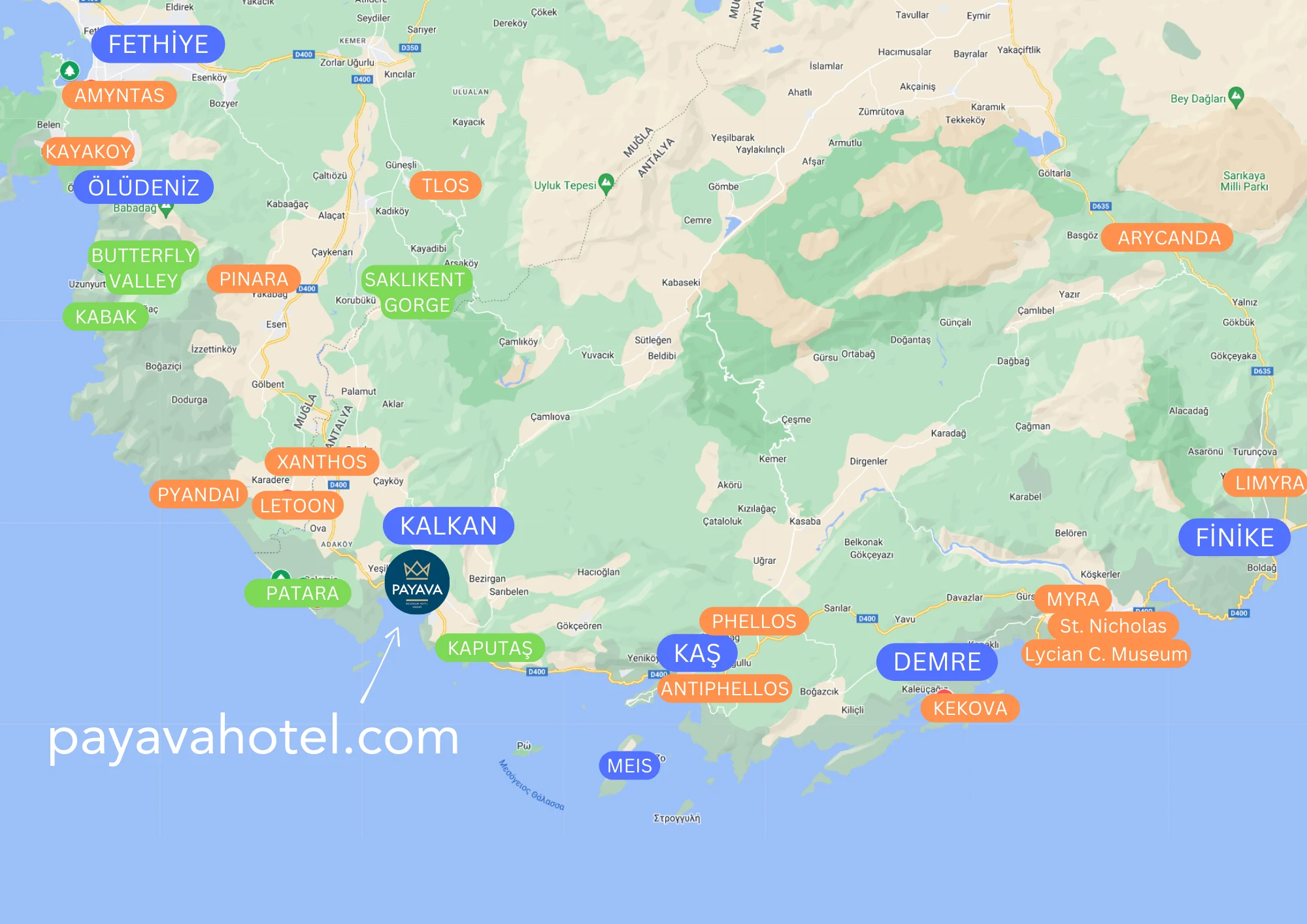 Things to do around Kalkan